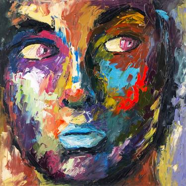 Original Abstract Portrait Paintings by Eric Buchmann