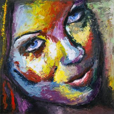Original Abstract Portrait Paintings by Eric Buchmann