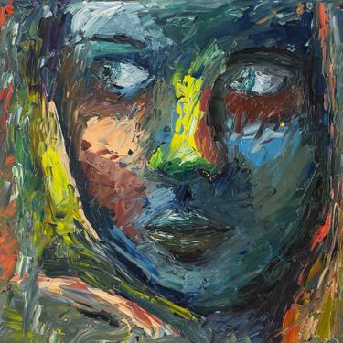 Original Abstract Portrait Paintings by Eric Buchmann