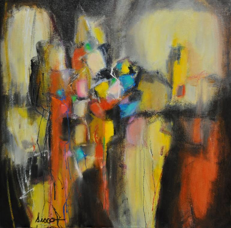 Trouble Painting by Deborah Sisco | Saatchi Art