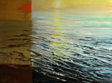 Print of Figurative Seascape Paintings by Clotilde Nadel