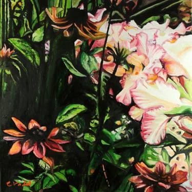 Original Floral Paintings by Clotilde Nadel