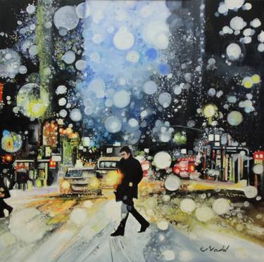 Original Cities Paintings by Clotilde Nadel