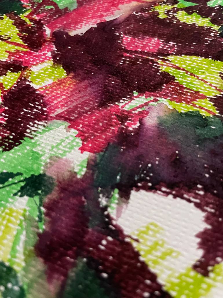 Original Impressionism Nature Mixed Media by Szabina Szenográdi