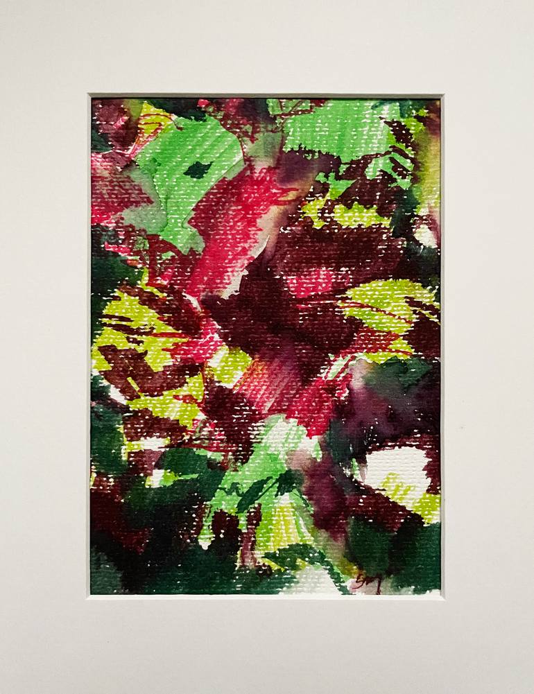 Original Impressionism Nature Mixed Media by Szabina Szenográdi