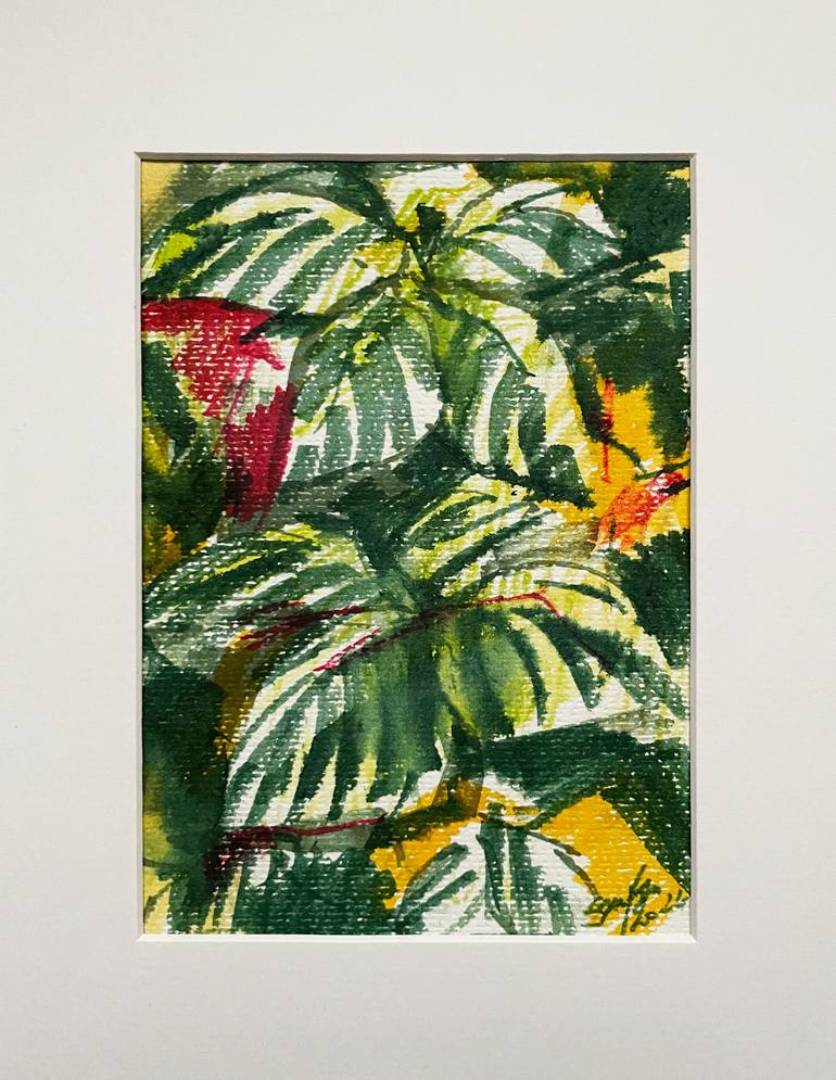 Original Impressionism Nature Mixed Media by Szabina Szenográdi