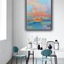 Original painting, abstract landscape painting, oil on canvas, modern art. 
Blue orange pink colors
Every painting is signed and comes with a Certificate of Authenticity and is wrapped carefully for shipment around the world to ensure safe arrival.
The colors you see on your screen could slightly be different from the real colors of my artworks, every monitor displays colors differently. Please keep in mind that my paintings look much better in person. The detail and texture are hard to capture here with my photography.
Customs fees and duties are the responsibility of the recipient. They vary from country to country but you can calculate these additional fees at dutycalculator.com.

Information for continental USA only:
The canvas is stretched on a 3D wooden frame and artwork is ready to hang. Framing is not required. Sides are painted.
The painting will be shipping in a BOX in the continental United States.

For other countries and states outside of continental USA painting will be taken off the 3D wooden frame and sent in a TUBE. Thank you.
Sincerely,
Veta
