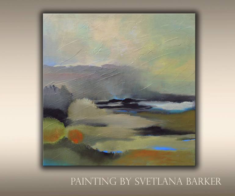 Original Impressionism Landscape Painting by Veta Barker