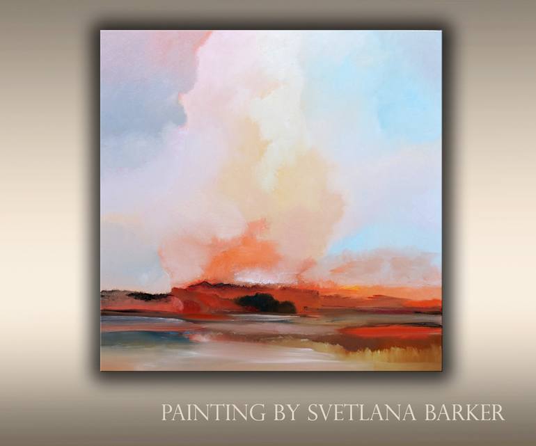 Original Impressionism Landscape Painting by Veta Barker