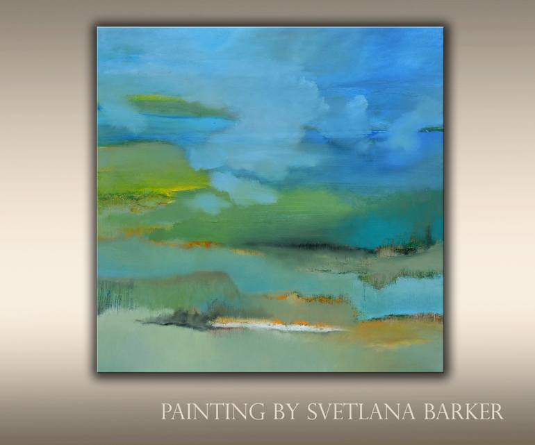 Original Impressionism Landscape Painting by Veta Barker