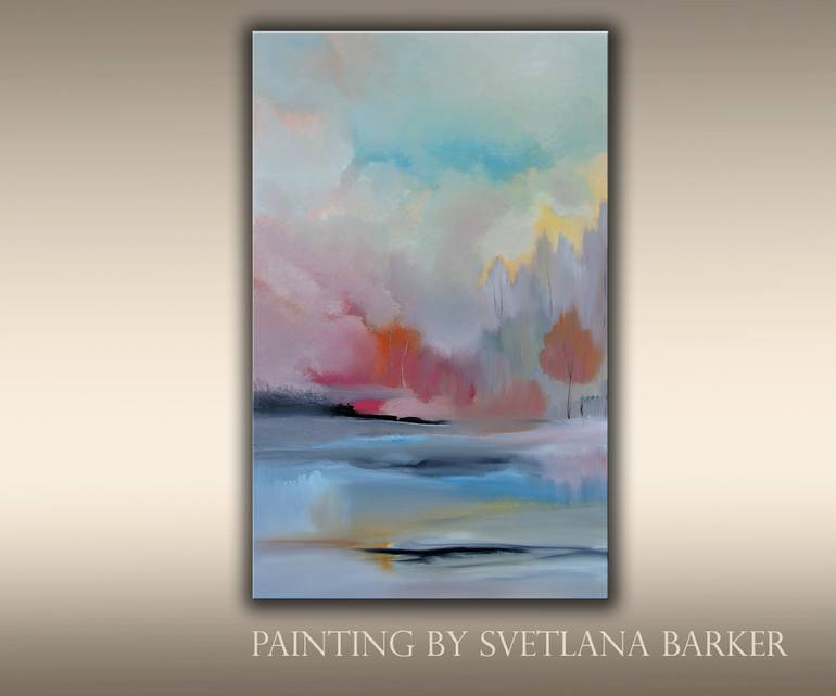 Original Impressionism Landscape Painting by Veta Barker