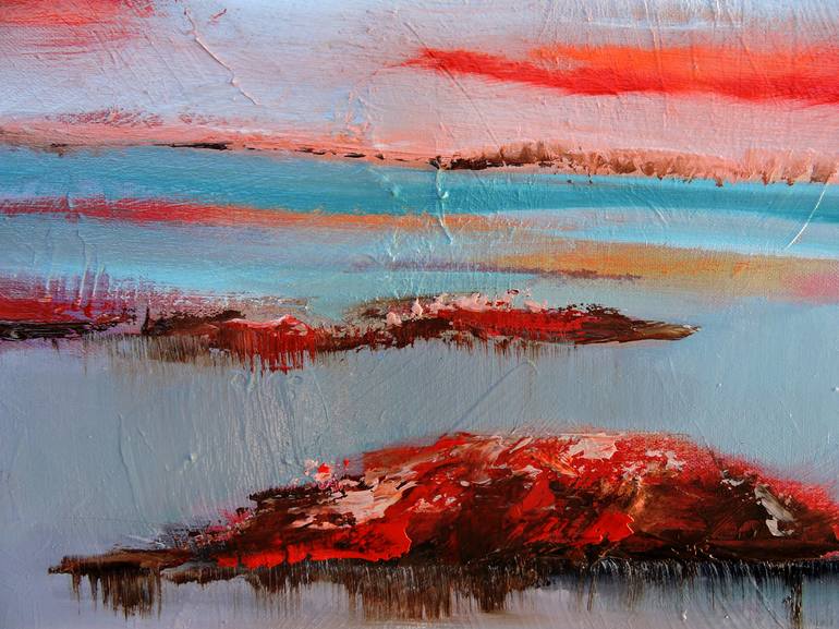 Original Expressionism Landscape Painting by Veta Barker