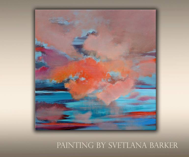 Original Impressionism Landscape Painting by Veta Barker