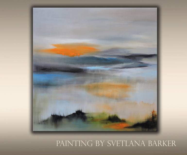 Original Impressionism Landscape Painting by Veta Barker