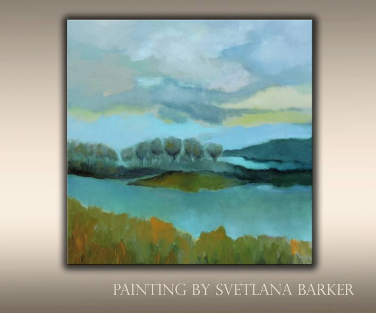 Original Impressionism Landscape Painting by Veta Barker