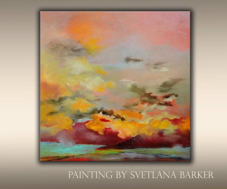 Original Impressionism Landscape Painting by Veta Barker