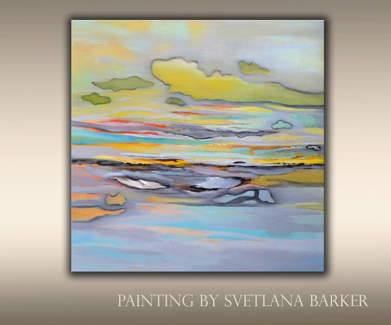 Original Impressionism Landscape Painting by Veta Barker