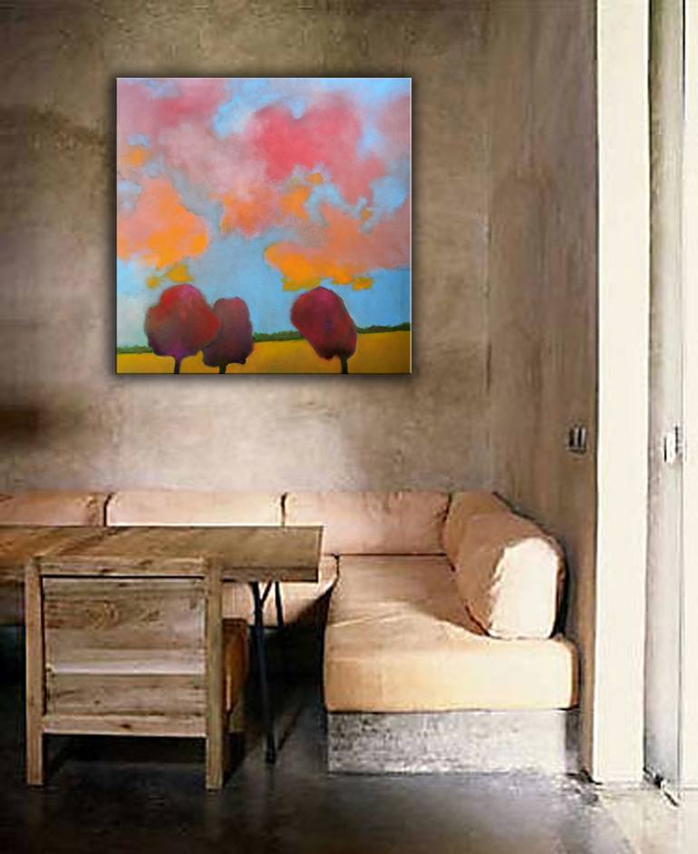 Original Impressionism Landscape Painting by Veta Barker