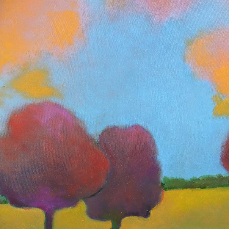 Original Impressionism Landscape Painting by Veta Barker