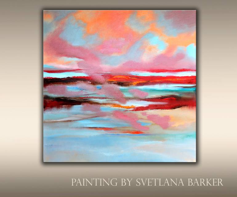 Original Impressionism Landscape Painting by Veta Barker