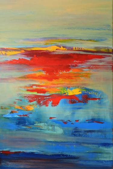 Original Abstract Landscape Paintings by Veta Barker