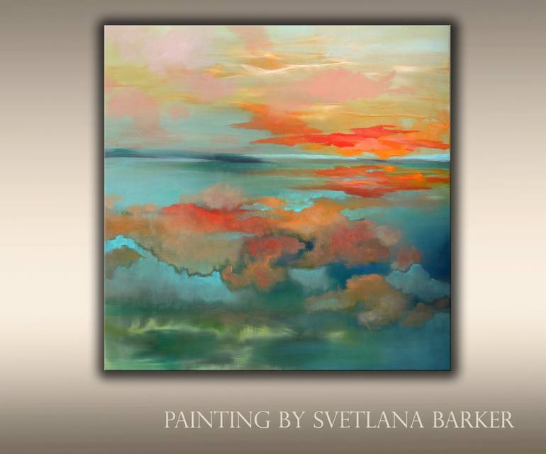 Original Impressionism Landscape Painting by Veta Barker