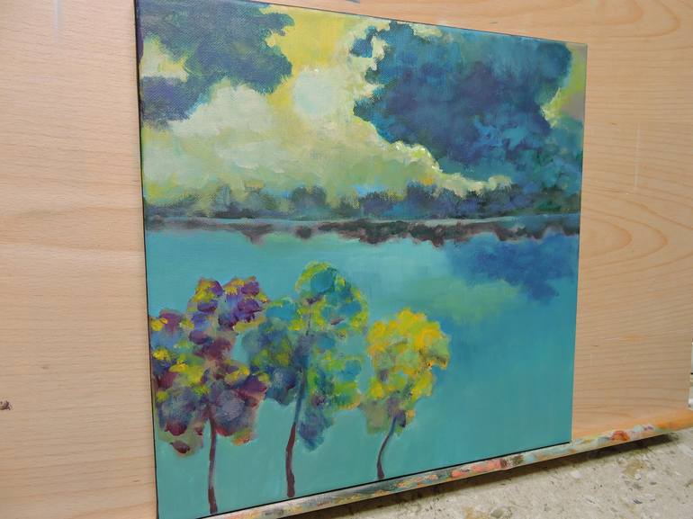 Original Impressionism Landscape Painting by Veta Barker