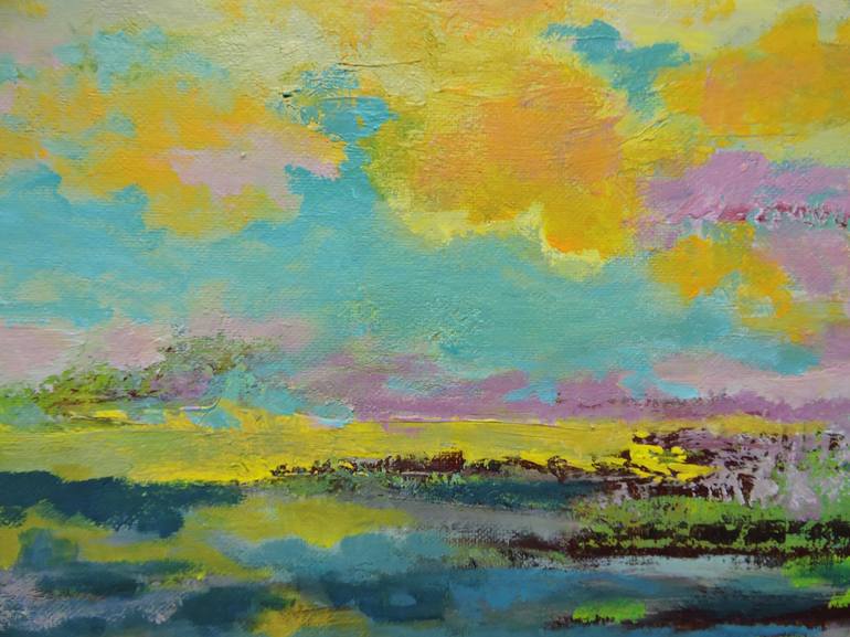 Original Impressionism Landscape Painting by Veta Barker