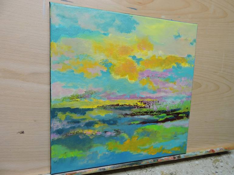 Original Impressionism Landscape Painting by Veta Barker