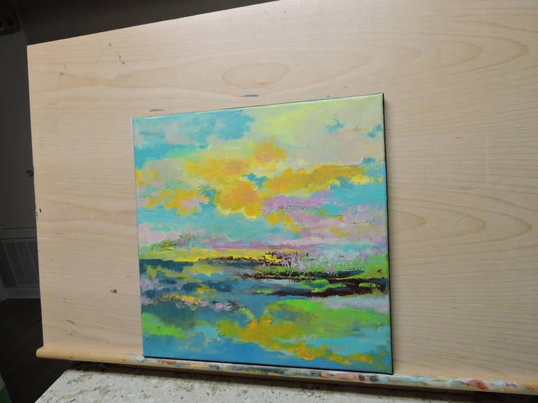 Original Impressionism Landscape Painting by Veta Barker