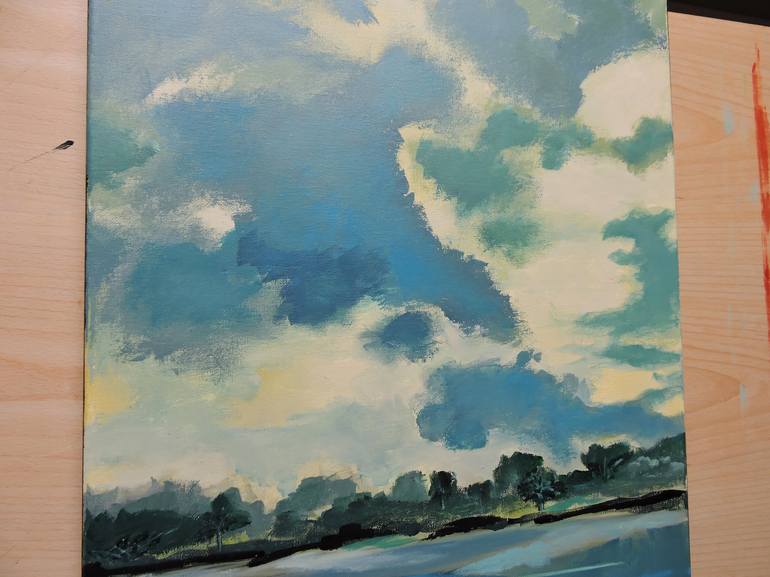 Original Impressionism Landscape Painting by Veta Barker