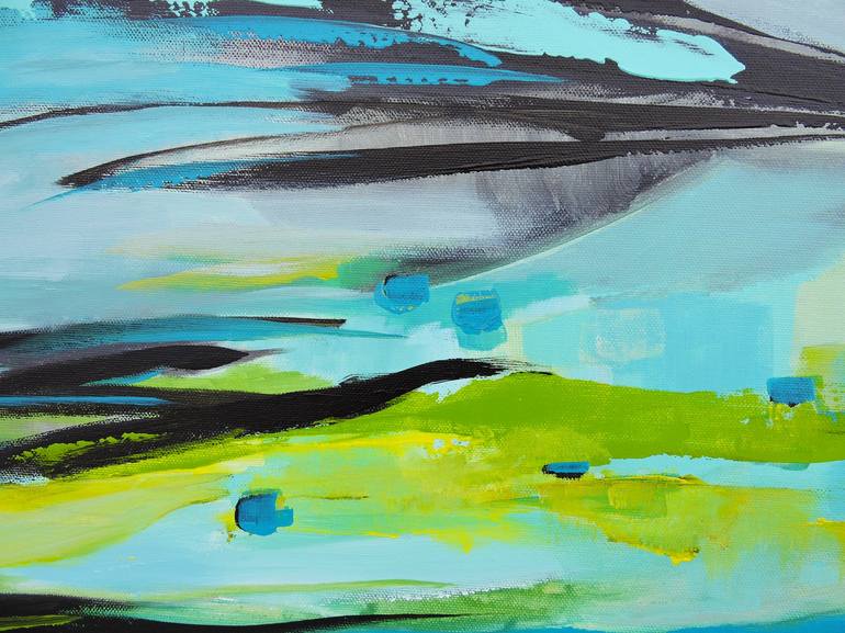 Original Abstract Landscape Painting by Veta Barker