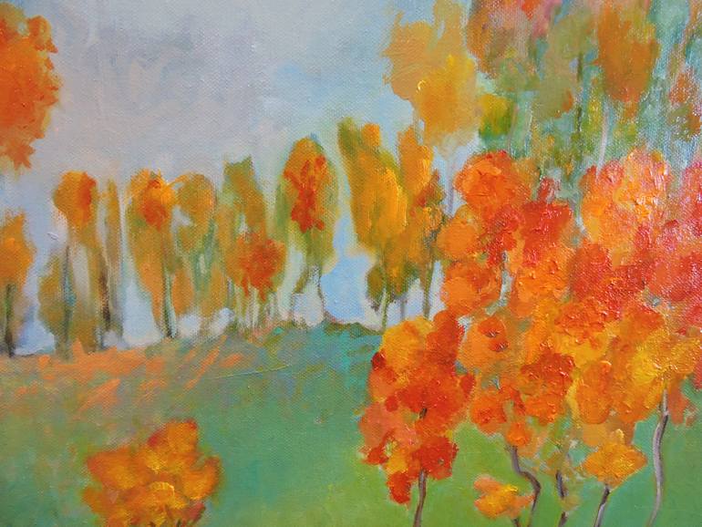 Original Impressionism Landscape Painting by Veta Barker