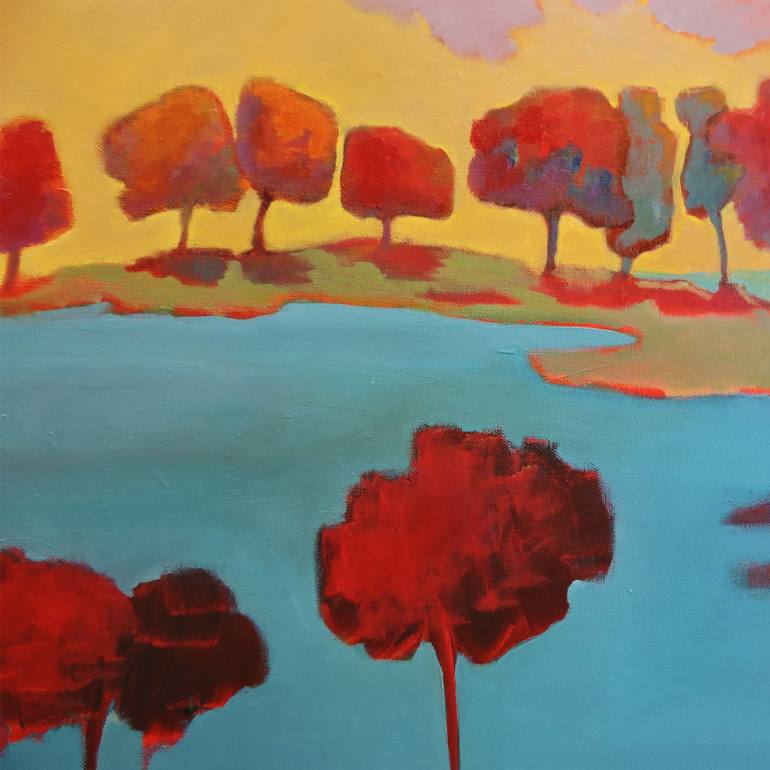 Original Semi-abstract Landscape Painting by Veta Barker