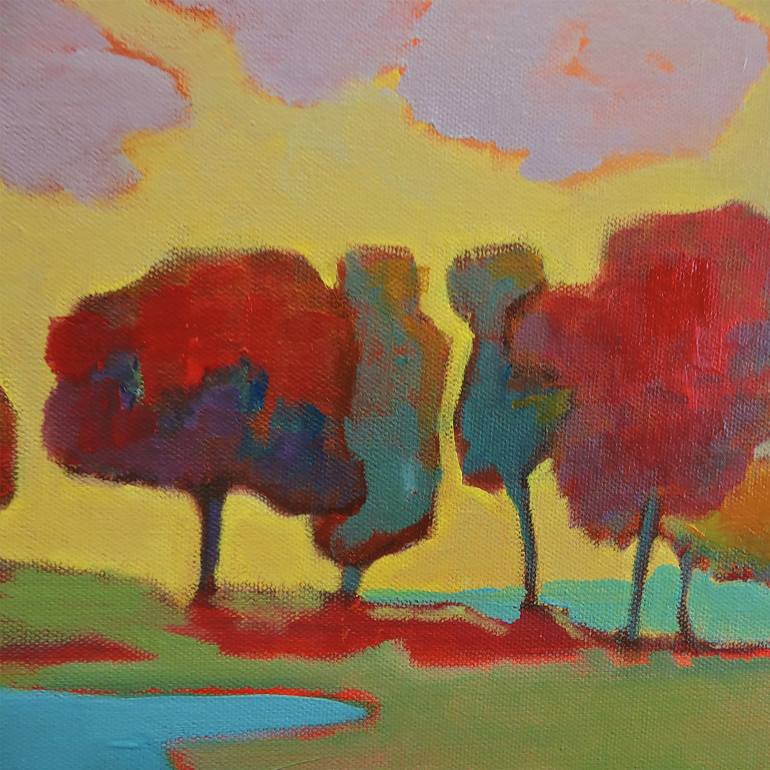Original Semi-abstract Landscape Painting by Veta Barker