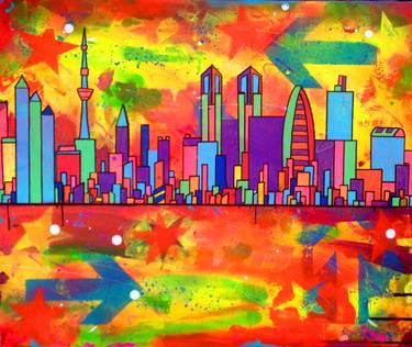 Print of Cities Paintings by Johnny Meyer