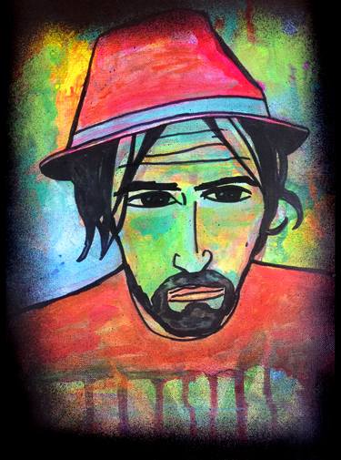 Duncan Trussell, from THE WISE GUYS series of paintings thumb