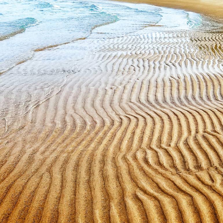 Sand Ripples and Blue Waves, Texture of Water - Limited Edition 1 of 5 ...