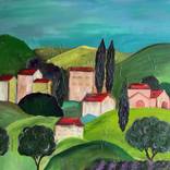 Tuscany scene by Ilona van Burgel