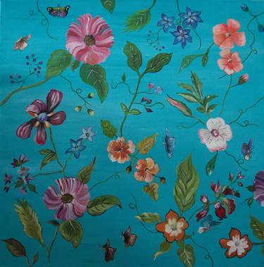 Print of Floral Paintings by Ilona van Burgel