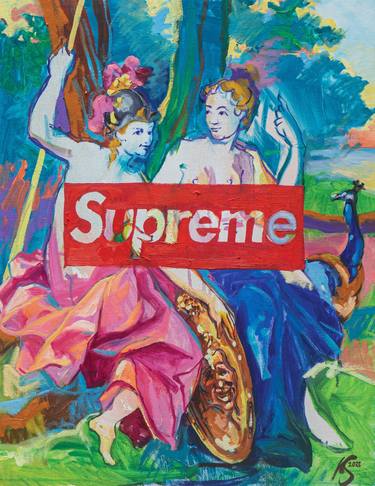 LV Supreme - Lucerne Painting by Campbell La Pun