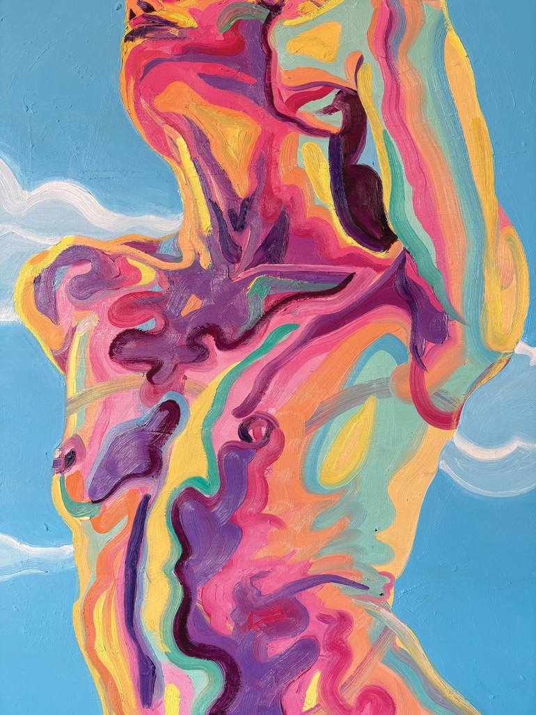 Original Contemporary Abstract Painting by Kosala Gunasinghe