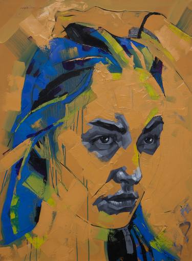 Original Abstract Portrait Paintings by Kos Cos