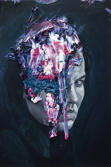 Original Abstract Mortality Paintings by Kos Cos