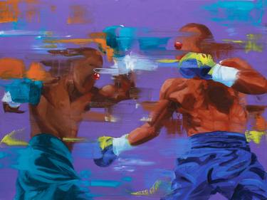 Original Abstract Expressionism Sport Paintings by Kos Cos