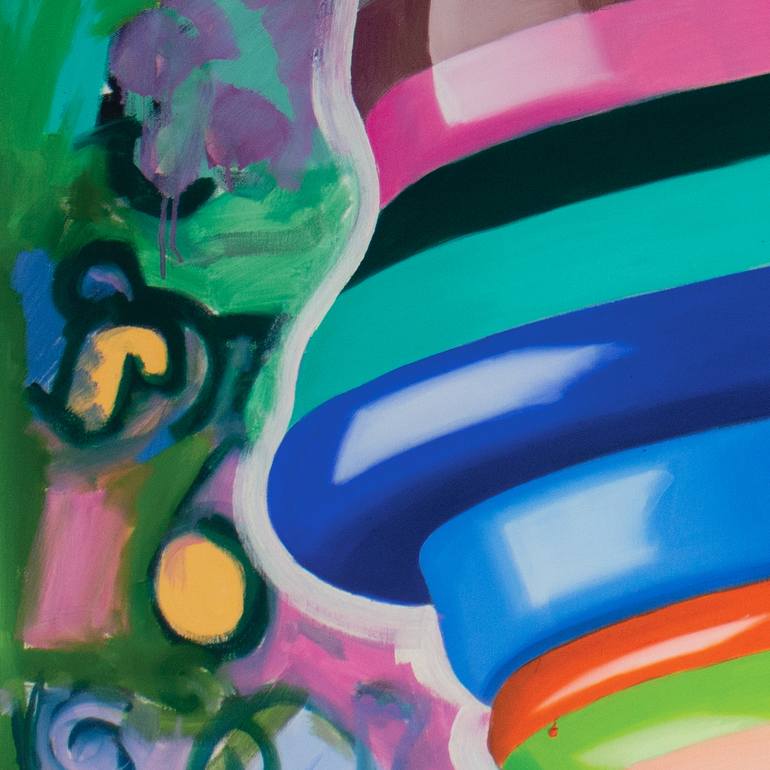 Original Conceptual Abstract Painting by Kos Cos