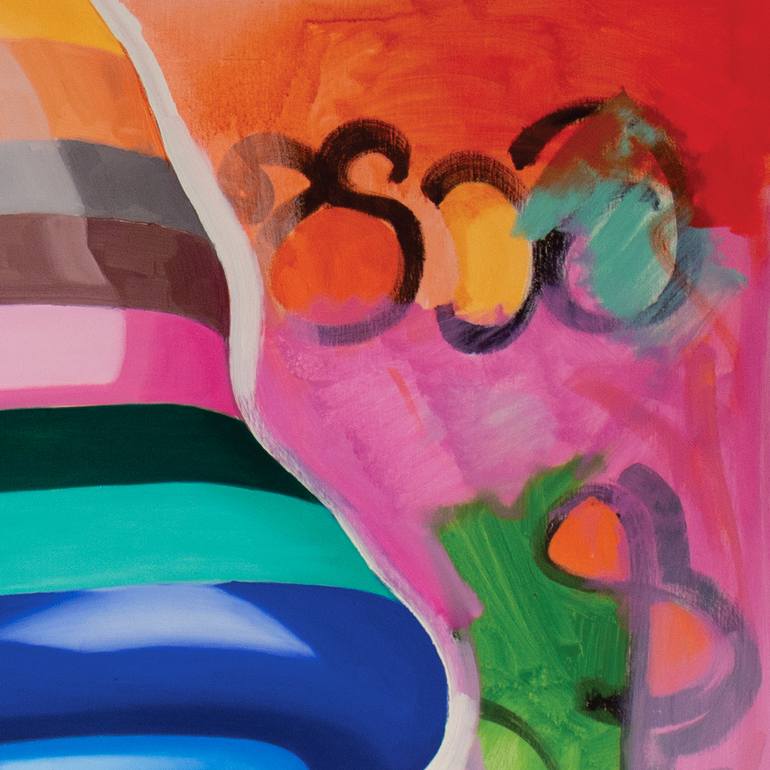 Original Conceptual Abstract Painting by Kos Cos