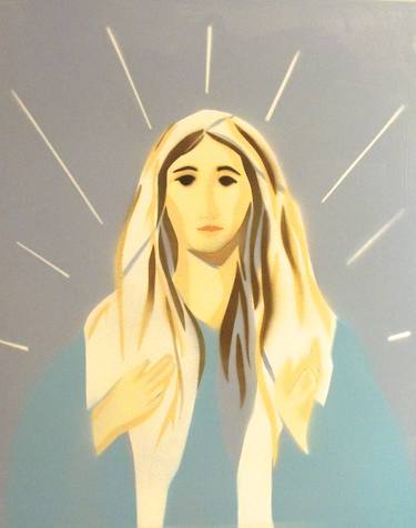Print of Street Art Religious Paintings by Danielle Poling