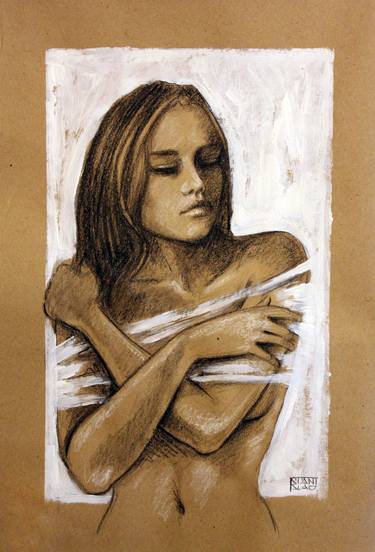 Print of Figurative Nude Drawings by Vincenzo Stanislao