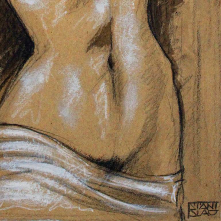 Original Nude Drawing by Vincenzo Stanislao